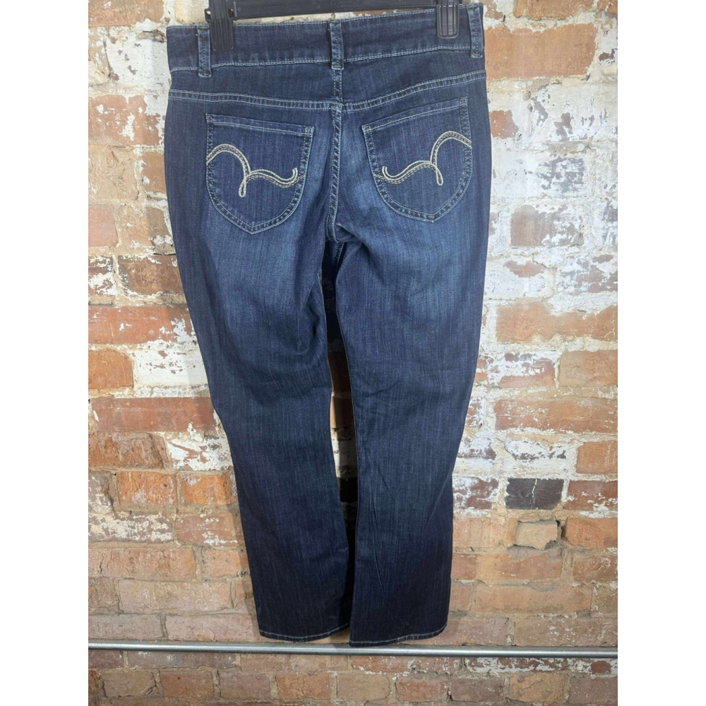 Lee Jeans Womens 8 P Denim Classic Fit Modern Series Curvy Bootleg - Picture 2 of 5